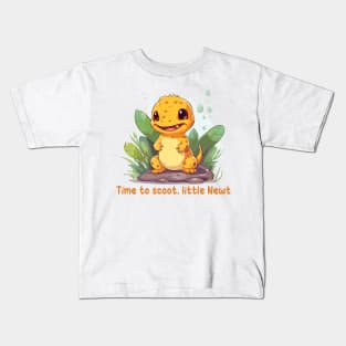 Time to scoot, little Newt Kids T-Shirt